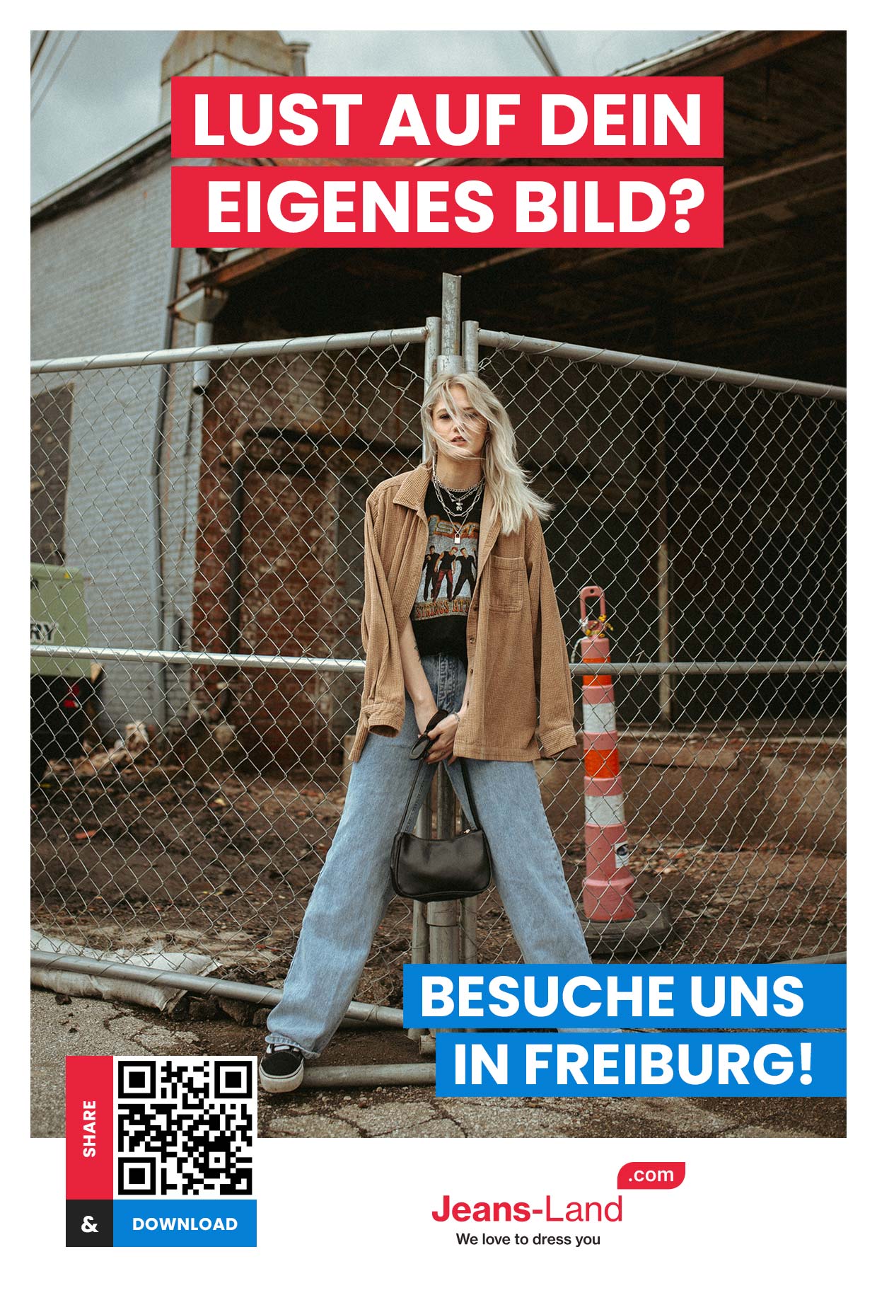 Werde berühmt und teile DEINEN Look durch Jeans-Land.com in Freiburg